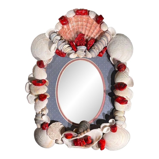 Vintage Italian Baroque Grotto Style Wall Hanging Picture Frame For Sale