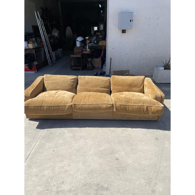 1980s Vintage 4-Seater Sofa by Poltrona Frau, 1980s For Sale - Image 5 of 7