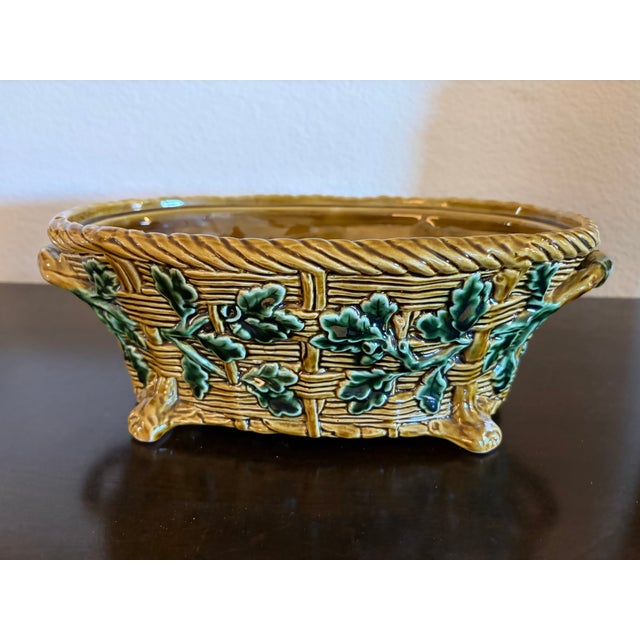 1910s Minton Style Majolica Game Pie Tureen Manufactured in Lisbon For Sale - Image 10 of 15