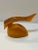 Enhance your collection with this stunning vintage Soviet Baltic Amber Fish Figurine. The Egg Yolk color and gold accents...