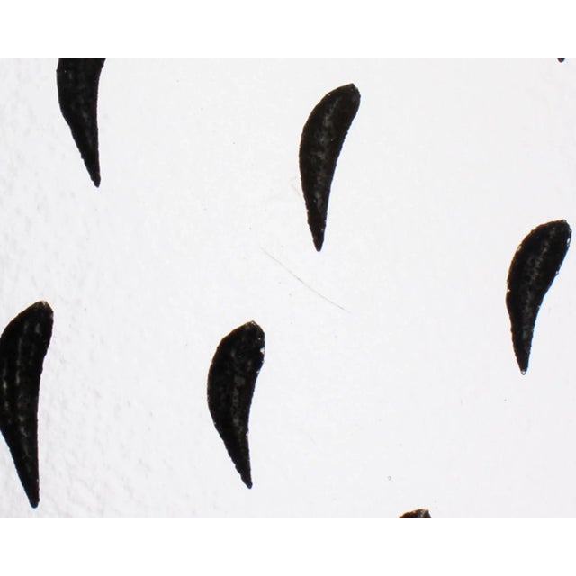 Black Ulrica Hydman Kosta Boda “Tulipa” Glass Plate For Sale - Image 8 of 8