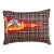 Montana Butte Vintage Pennant on New Woven Throw Pillow For Sale