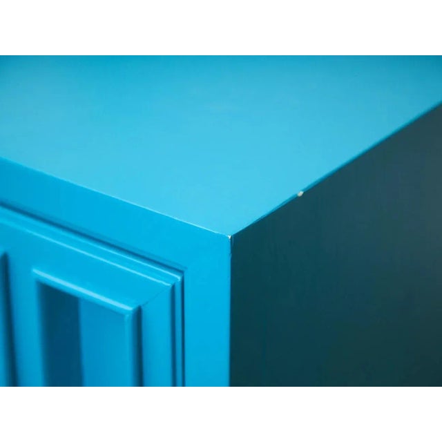 Peacock Blue Dresser For Sale - Image 9 of 12