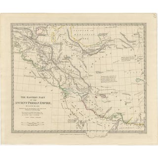 Ancient Persian Empire Map, 1831 For Sale