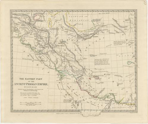 Ancient Persian Empire Map, 1831