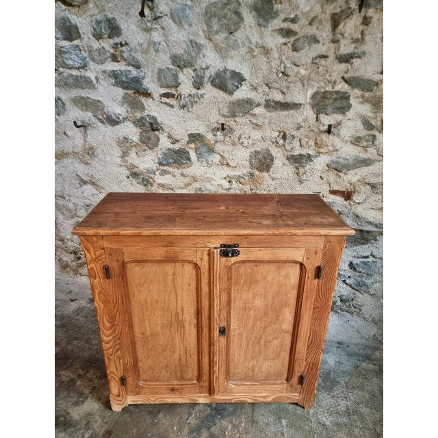 Antique French Pine Cupboard, Early 20th Century For Sale - Image 10 of 14