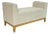 Custom Los Angeles Upholstered Bench With Solid Wood Base For Sale