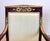Antique French Empire Parlor Suite Set Settee & King / Queen Armchairs Restored For Sale - Image 10 of 12