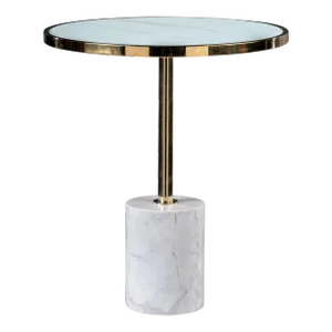 Kaia Marble Base Side Table