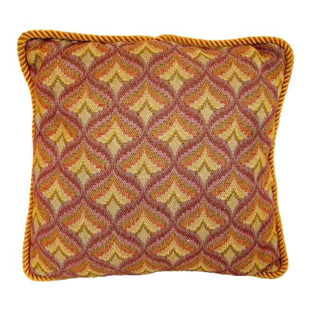 Mid 20th Century Bargello Pillow For Sale