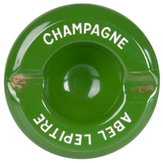 Vintage French Abel Lepitre Champagne Ashtray For Sale