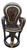 Bamileke Throne Chair | African Royal Handcrafted Luxury Chair, Black & Gold Statement Seat, Tribal Décor, King Chair, Sculptural Furniture For Sale