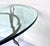 1980s Design Institute of America Beveled Glass Swan Accent Table For Sale - Image 13 of 16