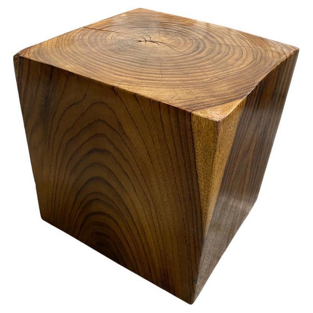 Minimalist sono wood cube. A natural oil finish reveals the beautiful wood grain. We have a collection of three. The price...
