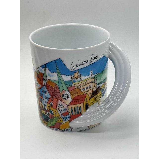 Rosenthal No. 35 Zurich Jeannette Hahn Cupola City Cup Collection Series Cup by Tasse Bellini for Rosenthal Studio Line, 1990s For Sale - Image 4 of 4