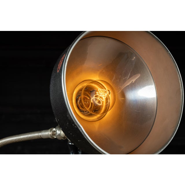 Vintage Repurposed Zorex Infra-Red Therapeutic Gooseneck Lamp by Ajusco For Sale - Image 9 of 14