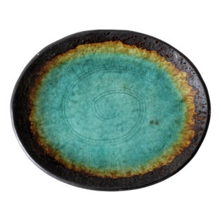 Vintage Studio Pottery Platter For Sale