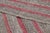 Textile Vintage Turkish Kilim Exotic Yarn Rug With Red Stripes by Rug & Kilim, 1950-1959 For Sale - Image 7 of 9