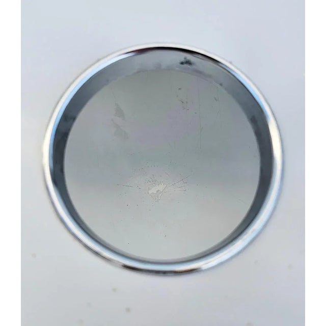 Space Age Cube Bar or Side Table in Off-White, West Germany, 1970s For Sale - Image 9 of 12