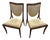 Stunning Signed Pair of Thos. Moser Sabina Side Chairs, a Masterclass in the Unification of Dramatic, Sculptural Geometry and Organic Comfort. For Sale
