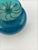 Glass Azure Blue and Turquoise Ming Bottle Vase from Mdina, 1970s For Sale - Image 4 of 10