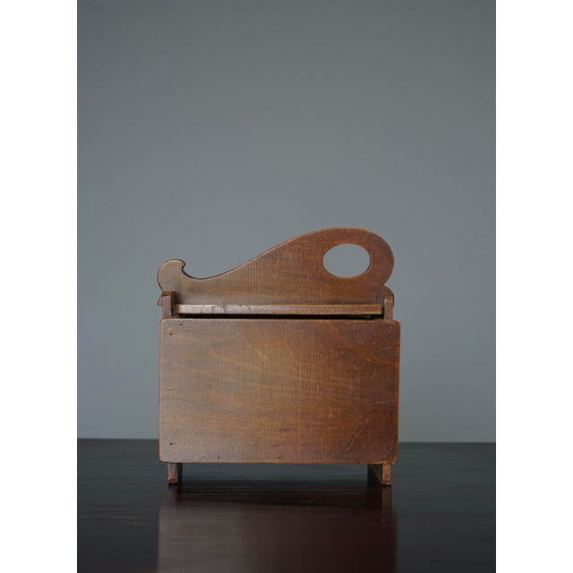Dutch Amsterdam School Plywood Box, 1930s For Sale - Image 4 of 11