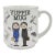 Vintage 1980s Yuppie Novelty Ceramic Coffee Cup Mug For Sale