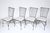 Gothic Set of 4 Black Iron Dining Side Chairs, C. 1980 For Sale - Image 3 of 18