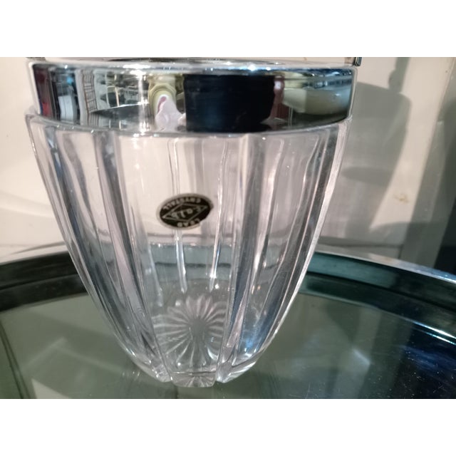 Ice bucket from C.A.L.B crystal makers of Colle Val d'Elsa, produced in the 1960s, unfortunately missing the tongs. This...