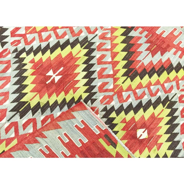 1960s Turkish Kilim For Sale - Image 4 of 4