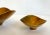 Brass 1960s Pair of Raymor Organically Shaped Brass Finger Trinket Bowls For Sale - Image 8 of 12
