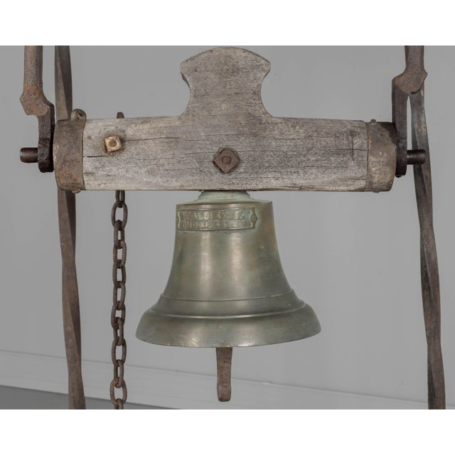 19th Century Bronze Bell With Roof Top Zinc Cupola For Sale - Image 11 of 13