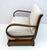 Art Deco Italian Walnut and Velvet Sofa, 1920s For Sale - Image 4 of 7