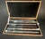Mid-Century Stainless Steel Fondue Forks – Set of 6 With Wooden Handles in Original Box For Sale - Image 4 of 7