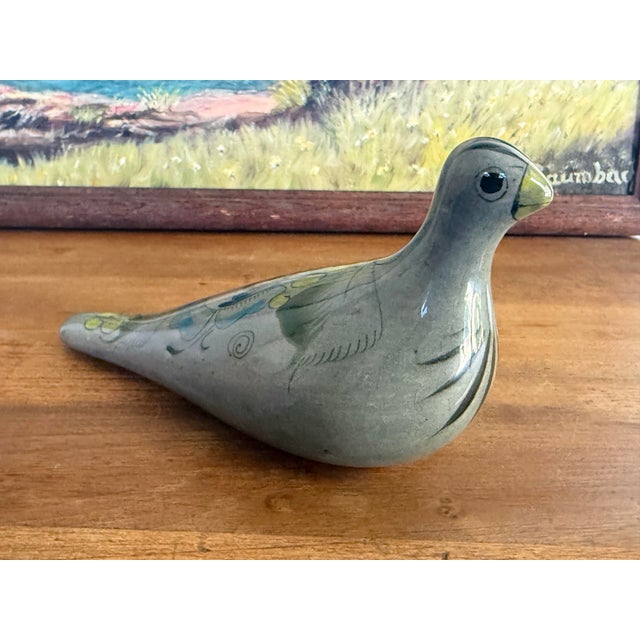 Ceramic Vintage Mexican Tonala Pottery Dove Bird For Sale - Image 7 of 10