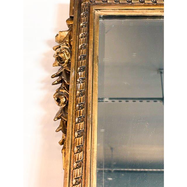 French Early 20th Century Large Scale Napoleon III Style Mirror For Sale - Image 3 of 8