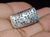 Authentic Roberto Coin Granada Natural 0.32Ct Diamond 18k White Gold Wide Band Ring, Size 6.5 For Sale - Image 13 of 16