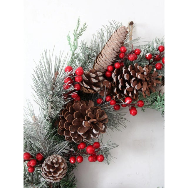 Vintage Christmas Wreath For Sale - Image 4 of 9