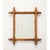 Chestnut Vintage Faux Bamboo Mirror 3 For Sale - Image 8 of 9