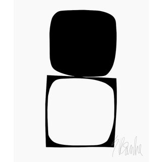 The Potential of the Square No. 4 Fine Art Print 25" X 30" by Liz Roache For Sale