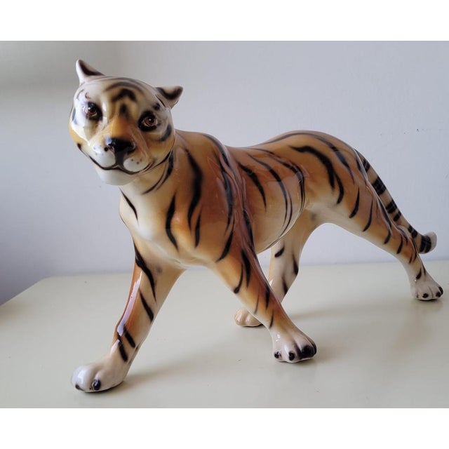 Ceramic Tiger from Montebello, Italy, 1970s For Sale - Image 14 of 16