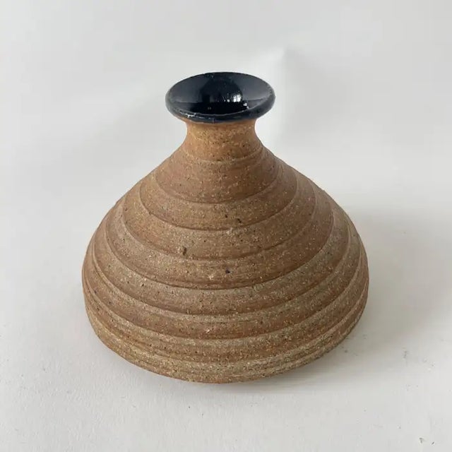 Mid-Century Modern Guenther Art Studio Pottery Bud Vase, Usa, 1984 For Sale - Image 3 of 8