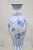 Chinoiserie Vintage Chinese Export Delf Style Blue and White Porcelain 25" Tall Dragon Vase For Sale - Image 3 of 11