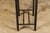 A small side table with Louis Vuitton leather top mounted on a custom metal base with cross stretchers. Immerse yourself...