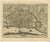 Antique Map of the City of Antwerpen by A. Deur, 1729 For Sale - Image 6 of 6
