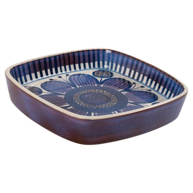 Ceramic Faience Tenera Bowl by Elisabeth Selschau for Royal Copenhagen, Denmark, 1960s For Sale - Image 7 of 7