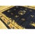 1920s 1920s Antique Chinese Floral Navy Deep Serene Landscape Deco Peking Knotted Rug For Sale - Image 5 of 10