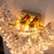 Metal Large Clear Murano Glass Wall Lamps with Spikes and Gold Finish Frames, 1990s, Set of 2 For Sale - Image 7 of 13