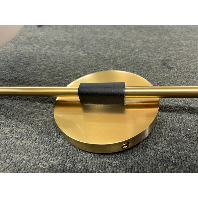 Shades of Light MidCentury Globe Adjustable Swing Wall Sconces, a Pair