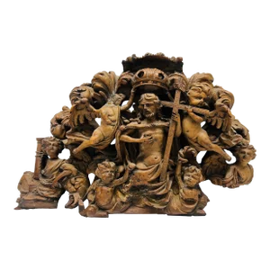 18th Century, Spanish Baroque Carving the Resurrection of Jesus